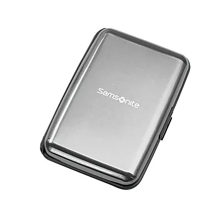 Aluminum RFID Wallet, Gun Metal